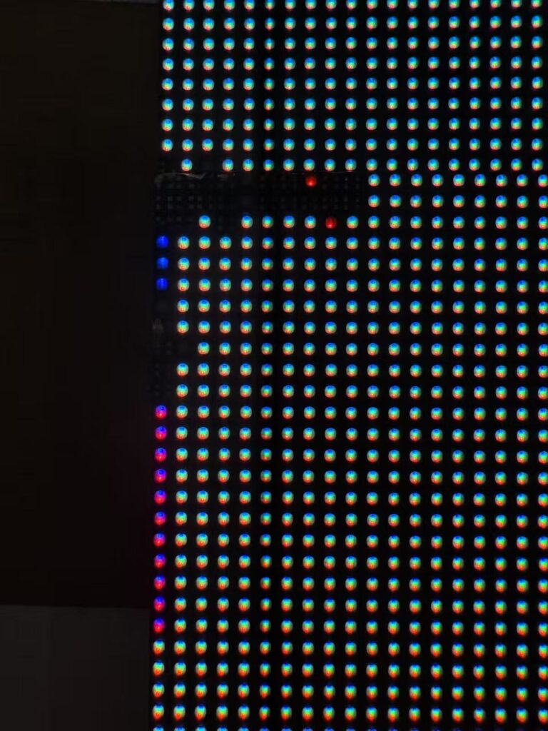 LED Repair Gallery 71 Aluvision P2.8 LED Module with Bad Pixels