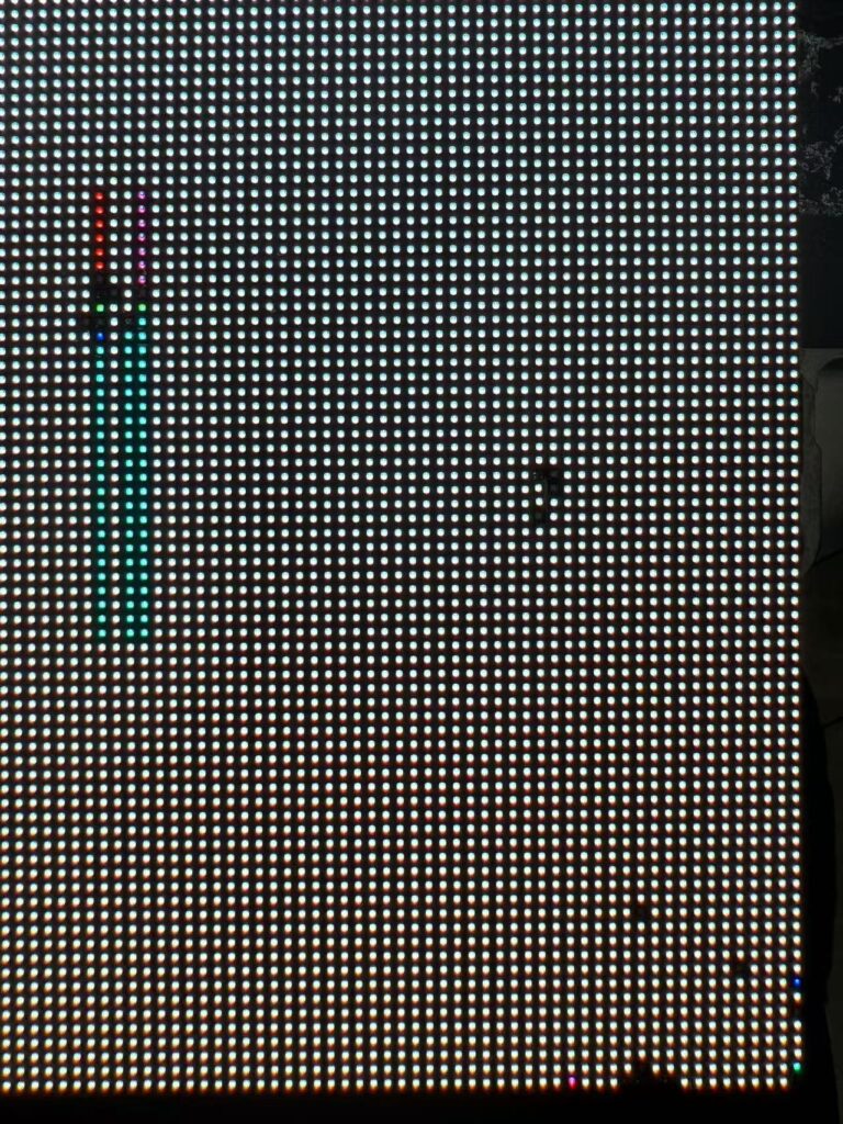 LED Repair Gallery 66 BeMatrix P2.6 LED Panel with Extensive Dead Pixels